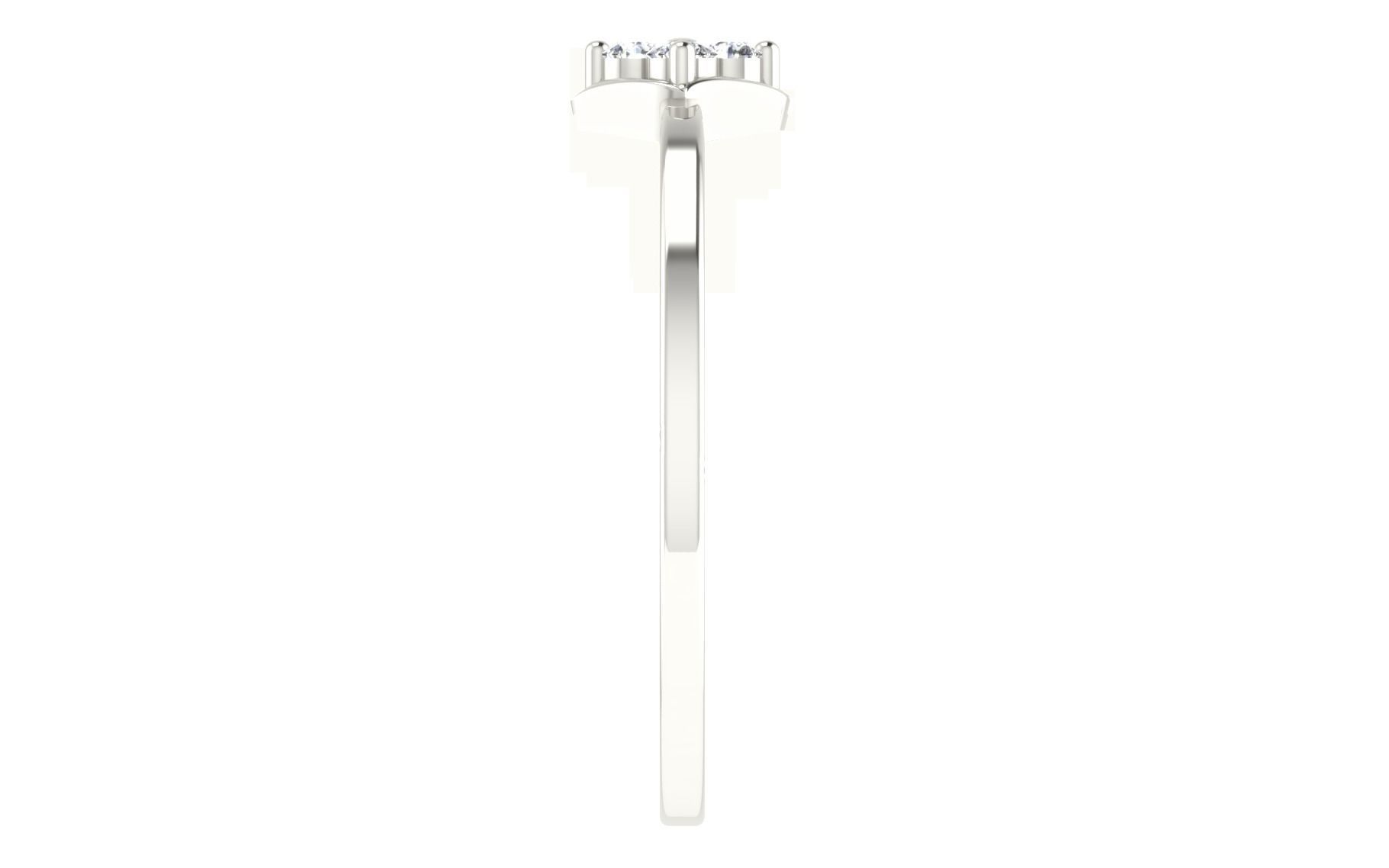 Women Diamond Ring 3dm stl render details 3D print model_2