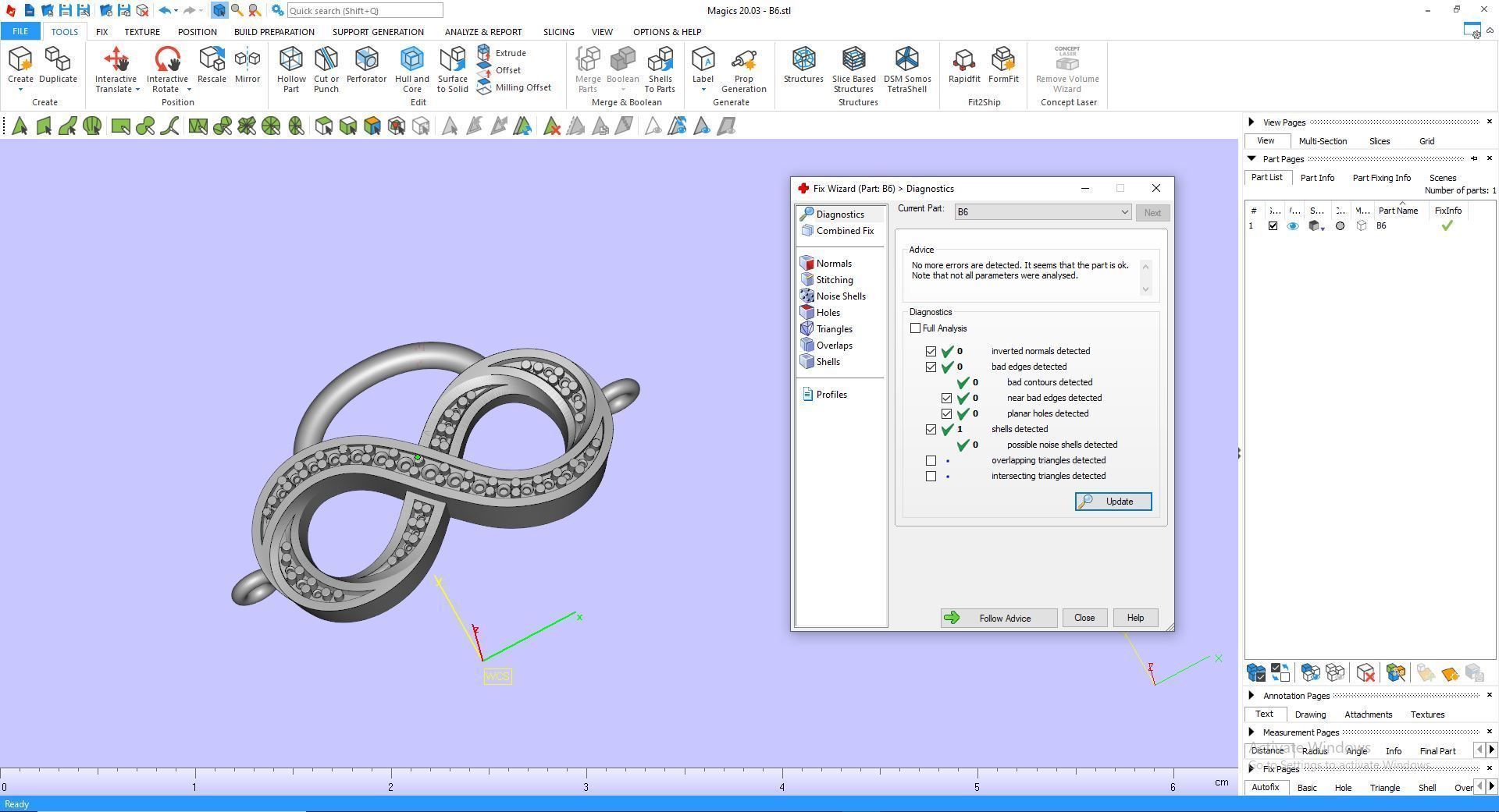 Bracelet B6 The luxury female bracelet with gem 3D print model_13