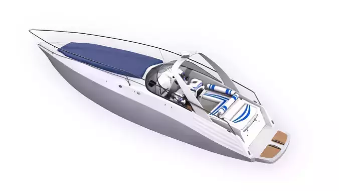 Small Realistic Yacht 