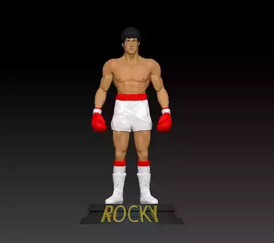 ROCKY bruce lee action figure