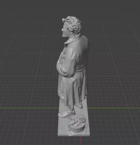Aesop statue  3D print model_1