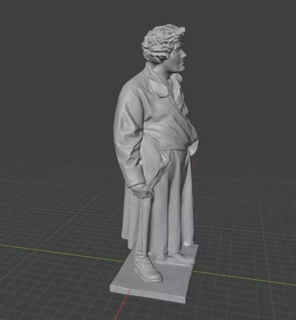 Aesop statue  3D print model_22
