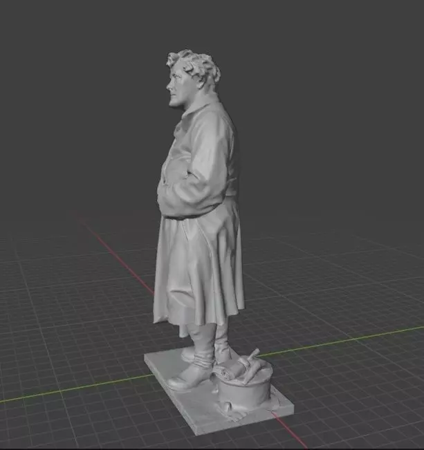 Aesop statue  3D print model_2