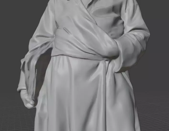 Aesop statue  3D print model_7