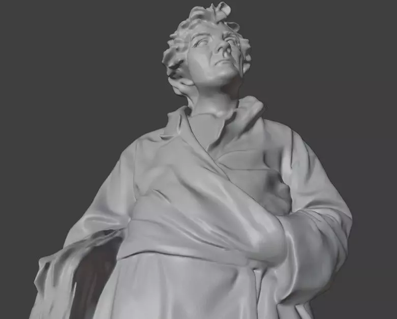 Aesop statue  3D print model_9