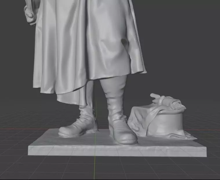 Aesop statue  3D print model_6