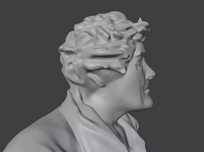 Aesop statue  3D print model_12