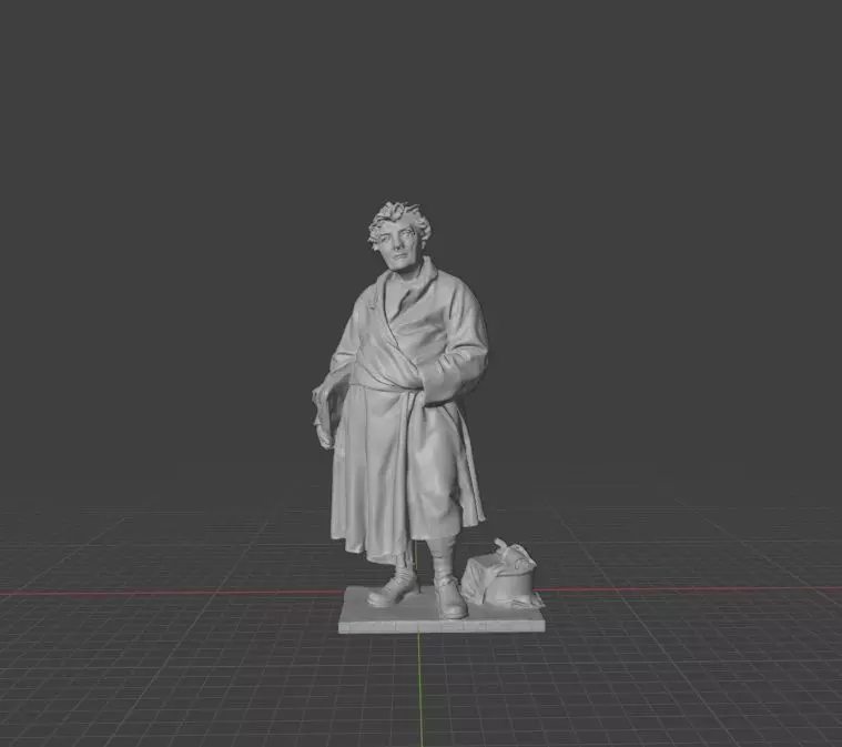 Aesop statue  3D print model_0