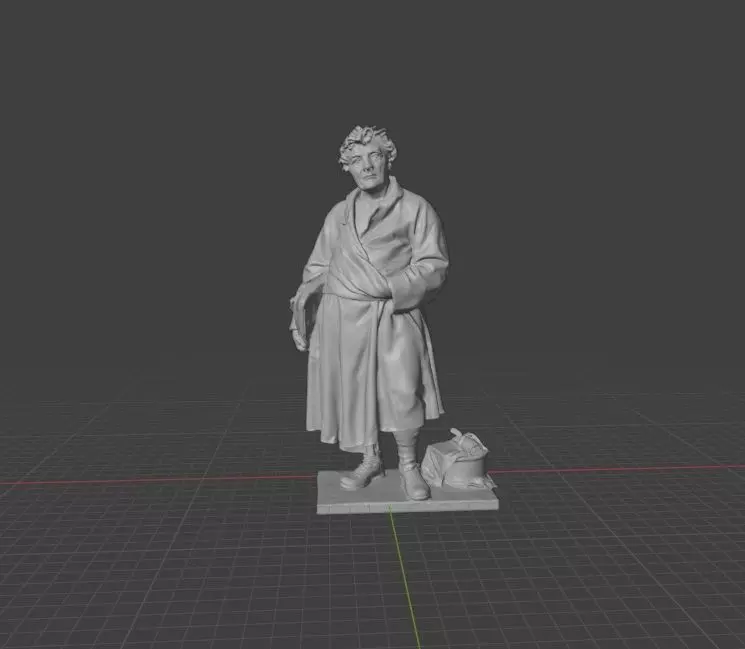 Aesop statue  3D print model_11