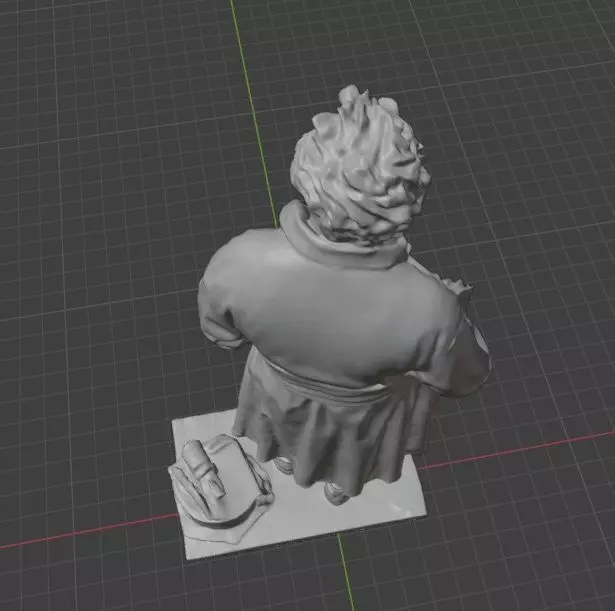 Aesop statue  3D print model_25