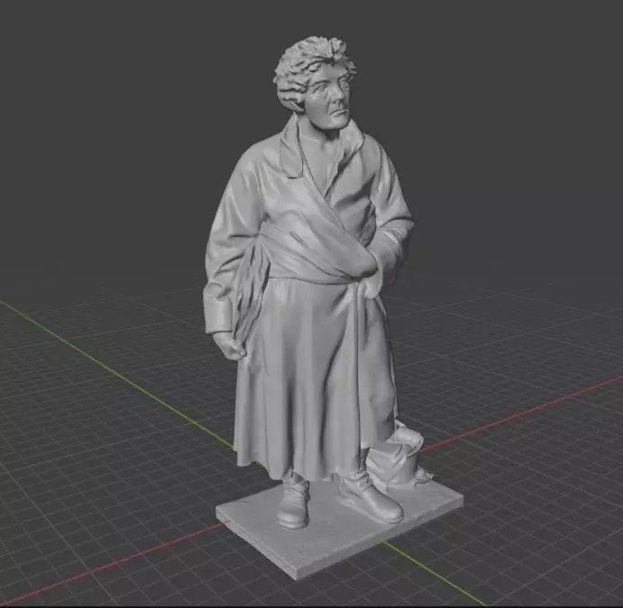 Aesop statue  3D print model_21