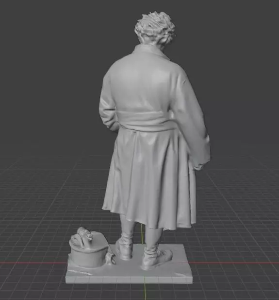Aesop statue  3D print model_24