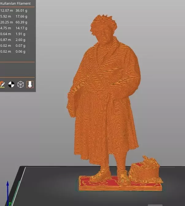 Aesop statue  3D print model_17