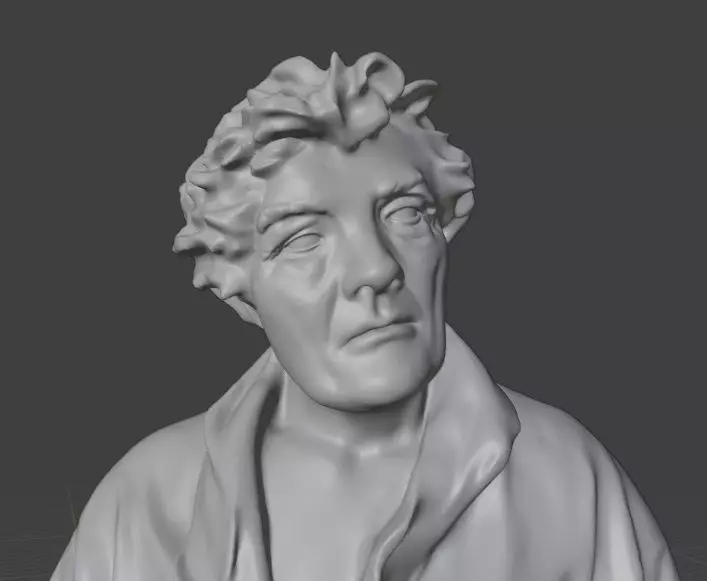 Aesop statue  3D print model_10