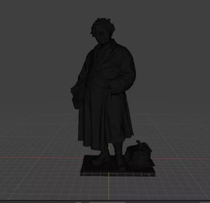 Aesop statue  3D print model_15