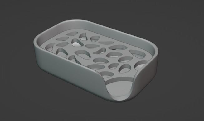 Soap Holder Tray Home Decor  3D print model_11