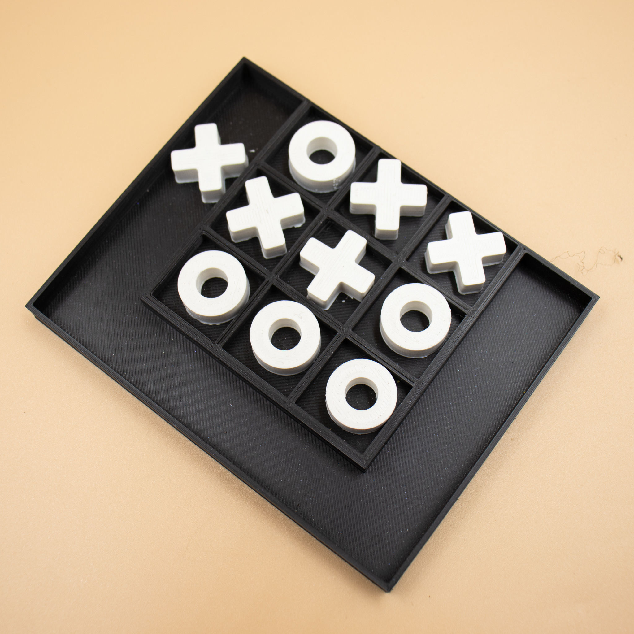 Tic-tac-toe Xs and Os noughts and crosses 3D print model_14