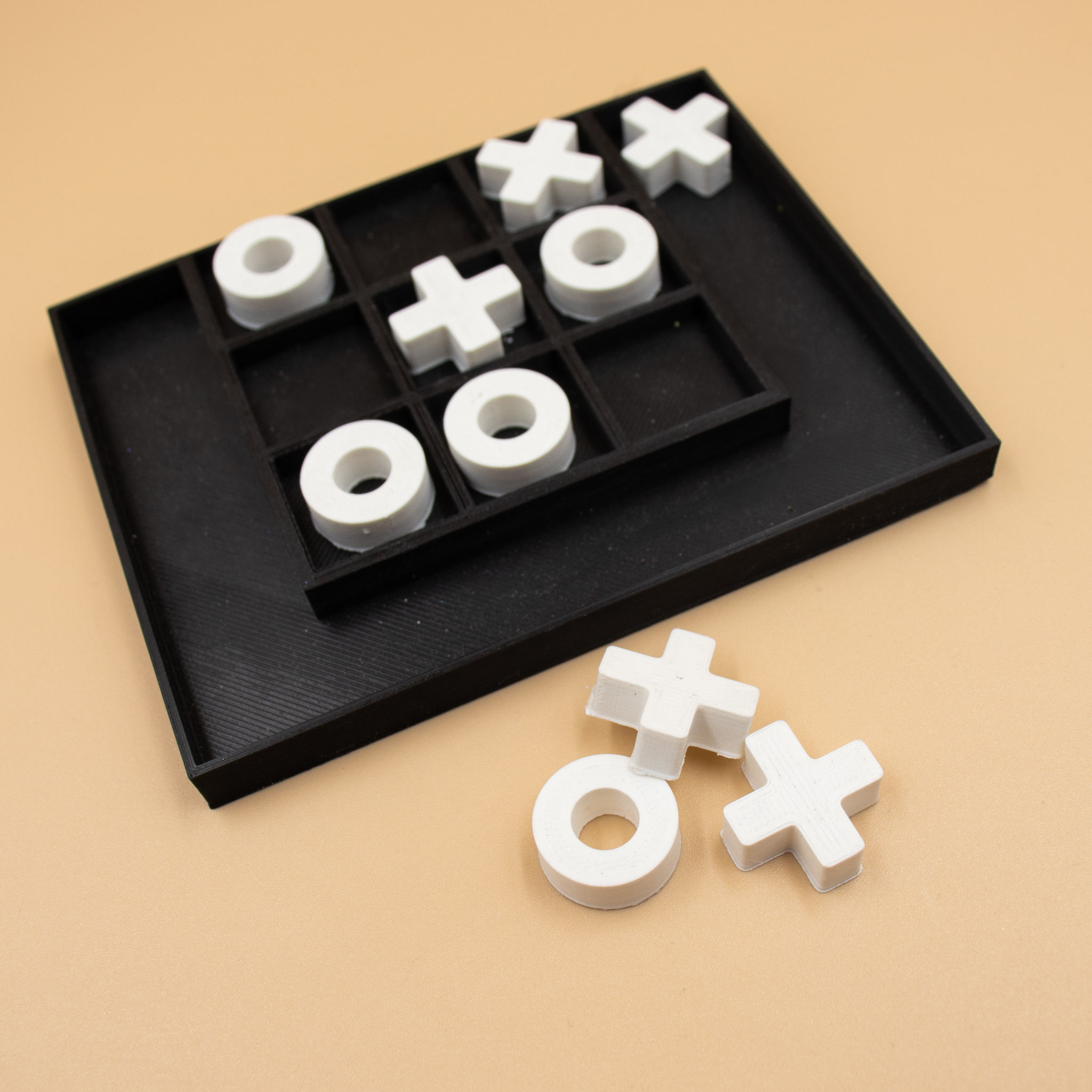 Tic-tac-toe Xs and Os noughts and crosses 3D print model_11