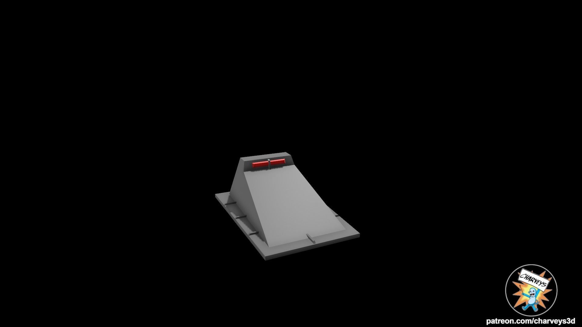 Star Wars Rebel Hangar Deck Light for action figures 3D print model_3