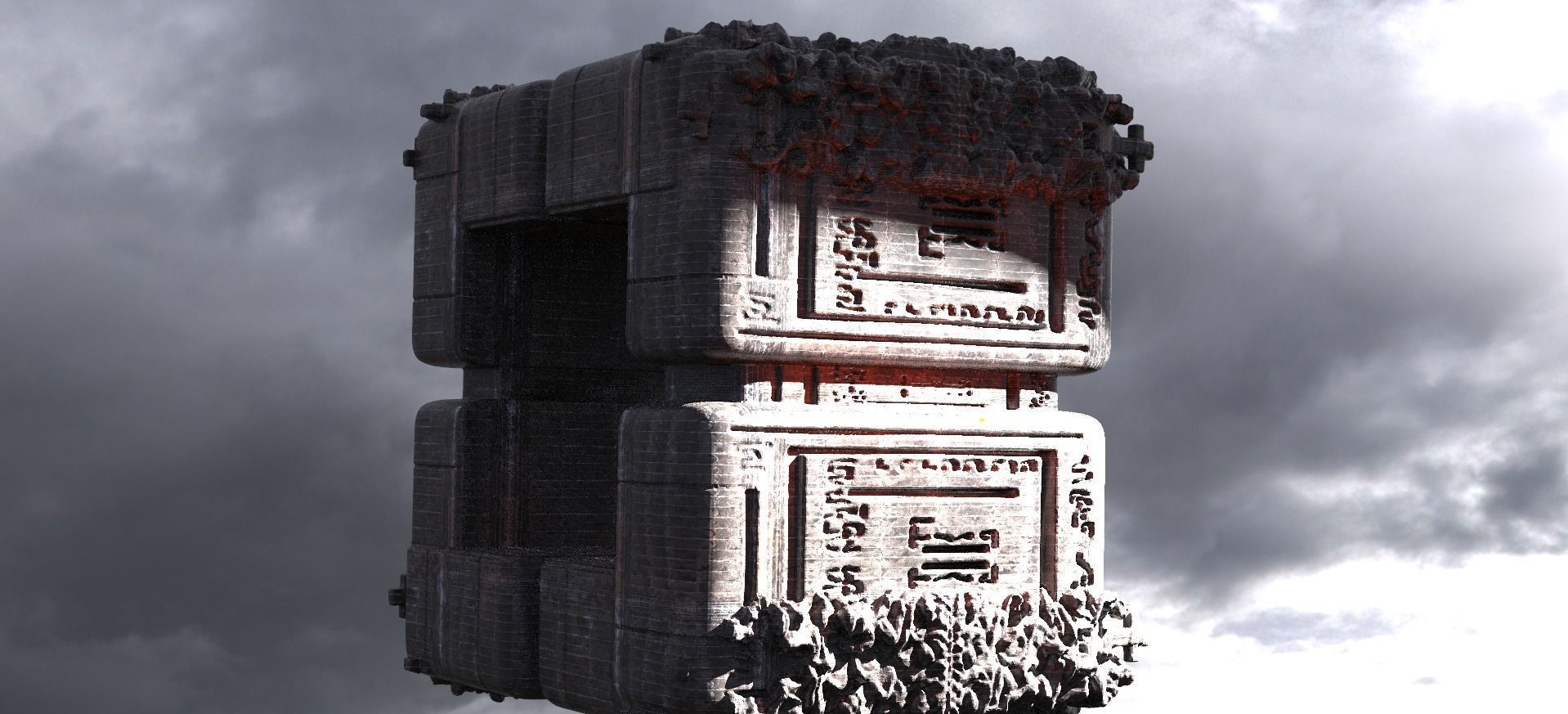 Dantes Inferno Hell Cube 5 3D model_1