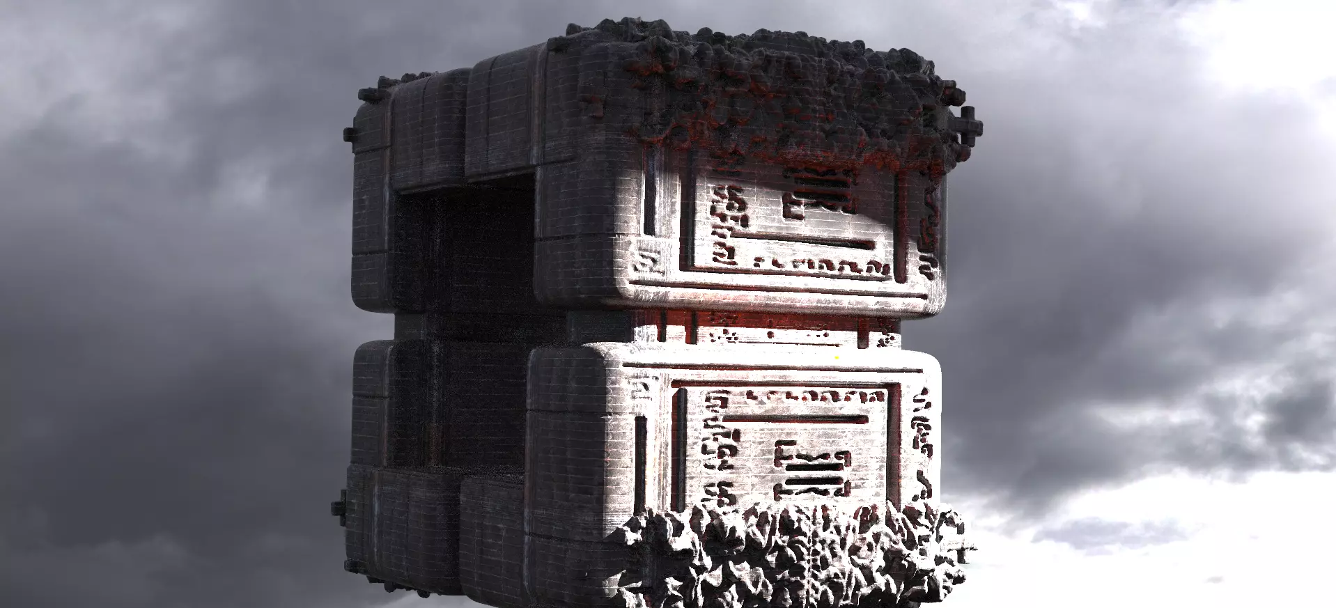 Dantes Inferno Hell Cube 5 3D model_0