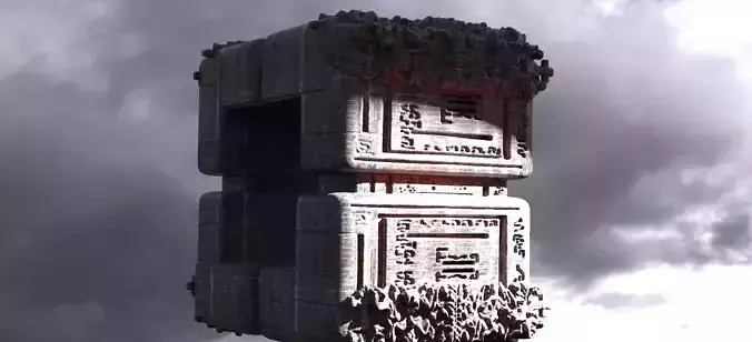 Dantes Inferno Hell Cube 5 3D model