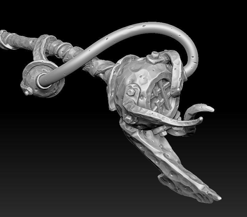 Brute staff 3d print 3D print model_4