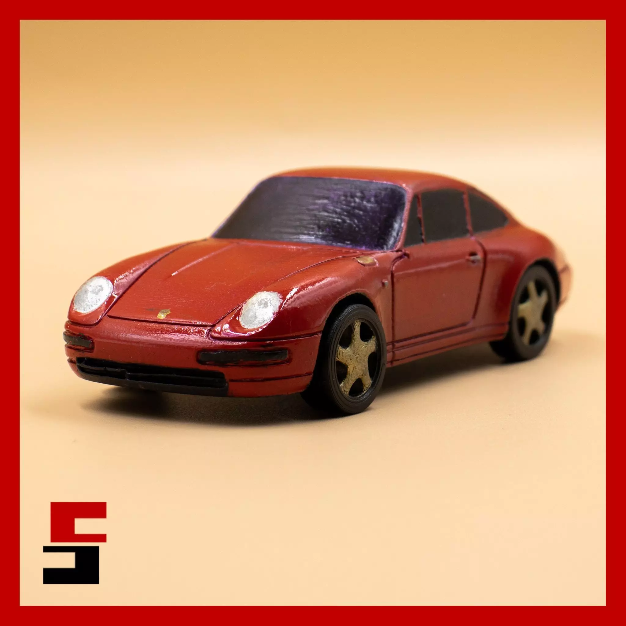 Porsche 911 933 Car model 3D print model