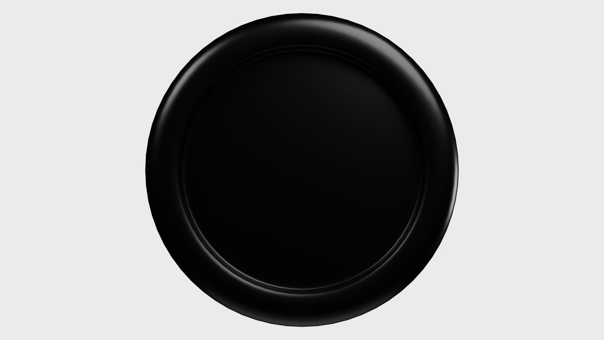 Aptos or APT Black Crypto Coin with cartoon style 3D model_3