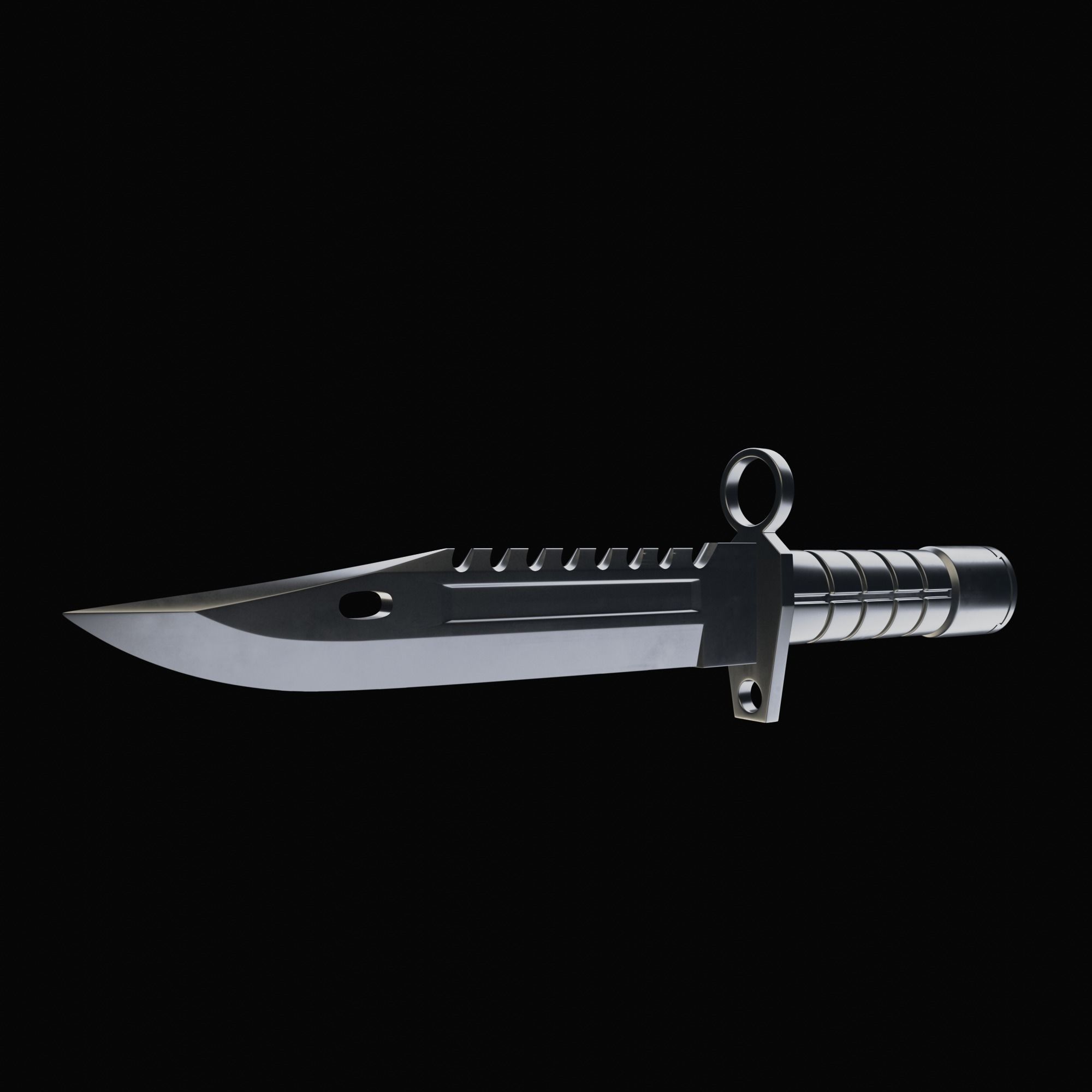 M9 Bayonet CS GO Knife Counter-Strike Global Offensive 3D print model_2