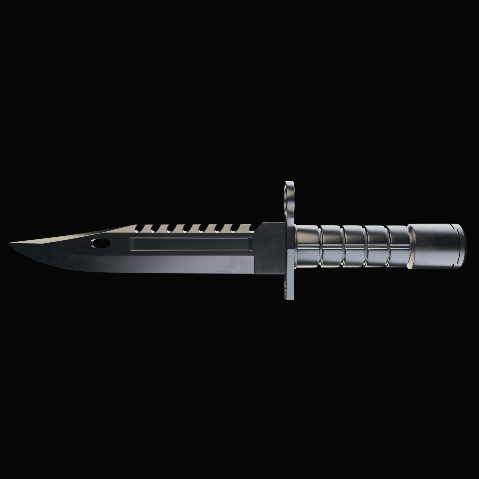 M9 Bayonet CS GO Knife Counter-Strike Global Offensive 3D print model_9