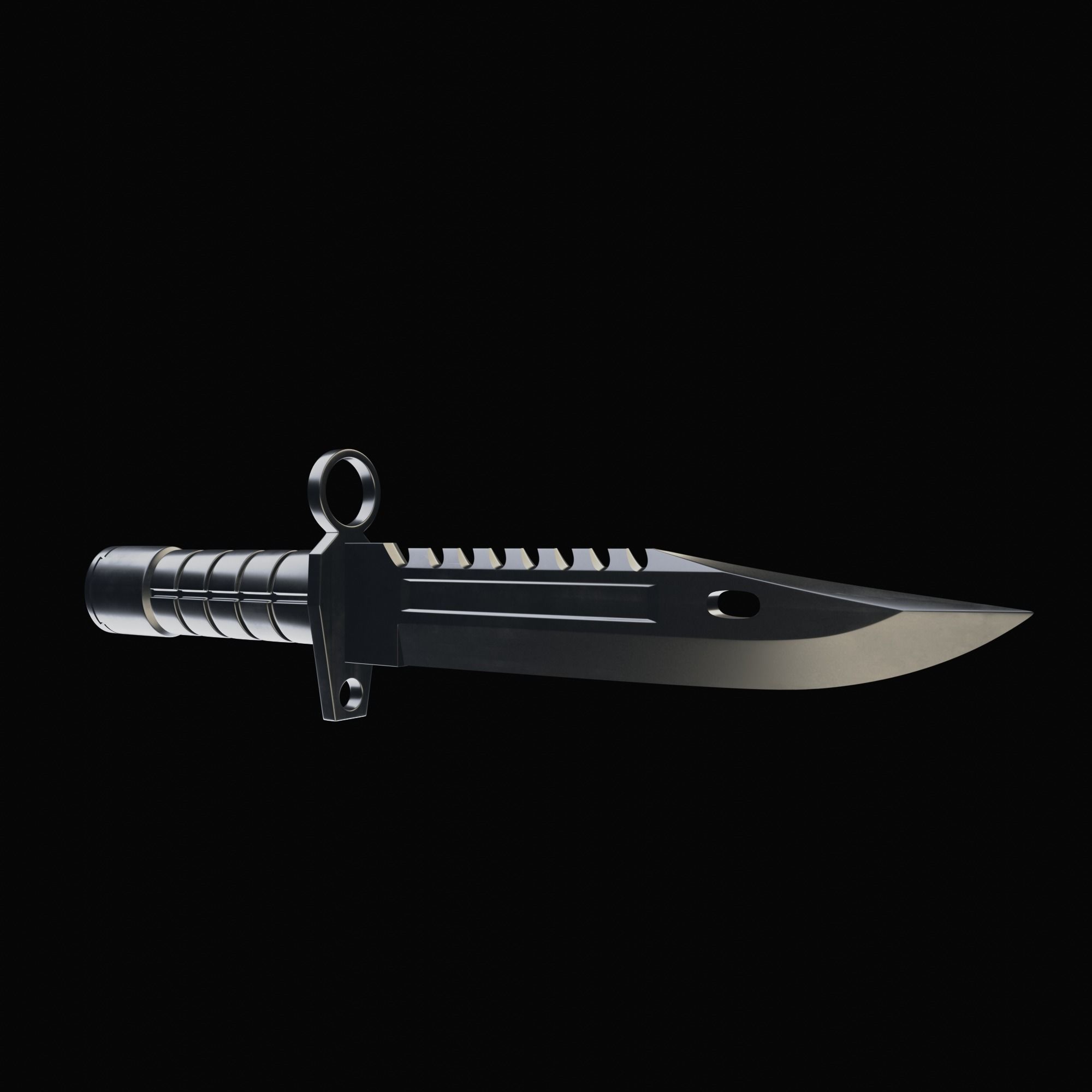 M9 Bayonet CS GO Knife Counter-Strike Global Offensive 3D print model_3