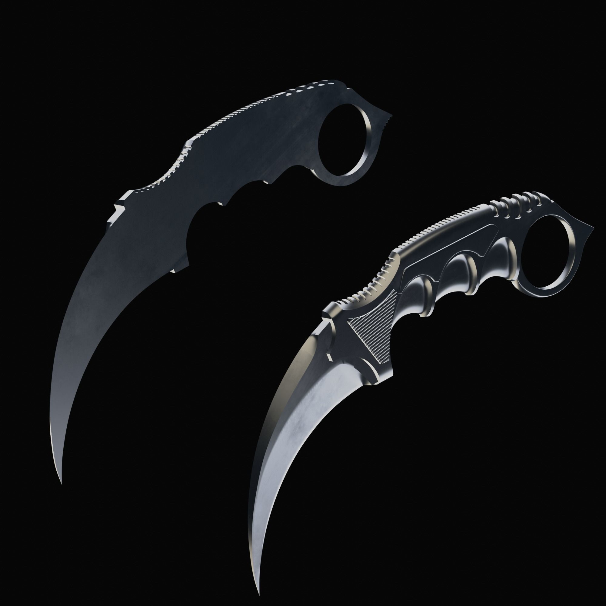 Karambit CS GO Knife Counter-Strike Global Offensive 3D print model_20