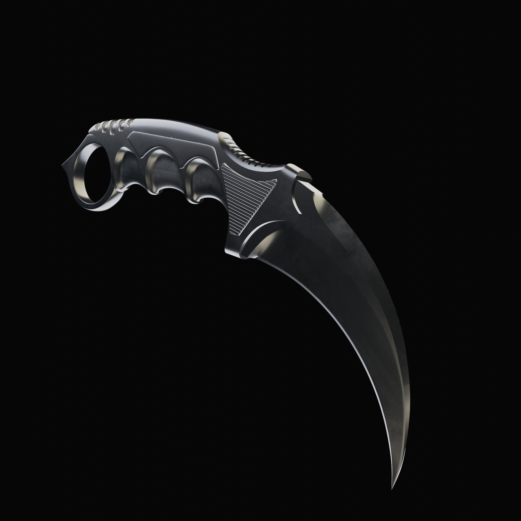 Karambit CS GO Knife Counter-Strike Global Offensive 3D print model_18