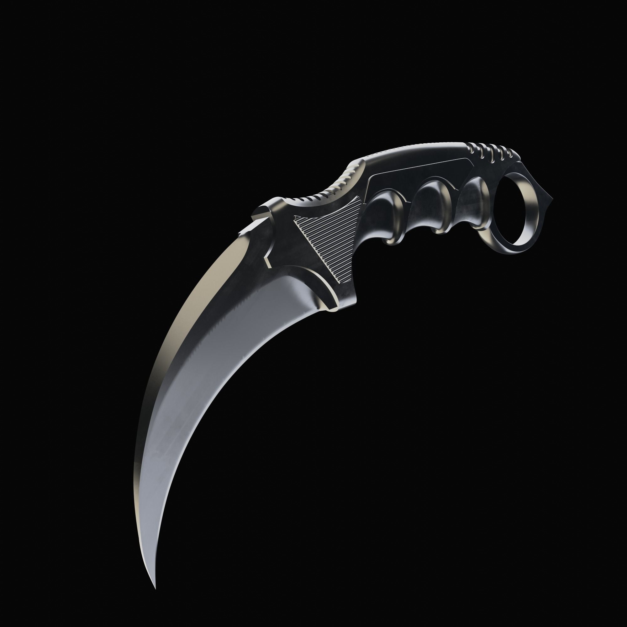 Karambit CS GO Knife Counter-Strike Global Offensive 3D print model_17