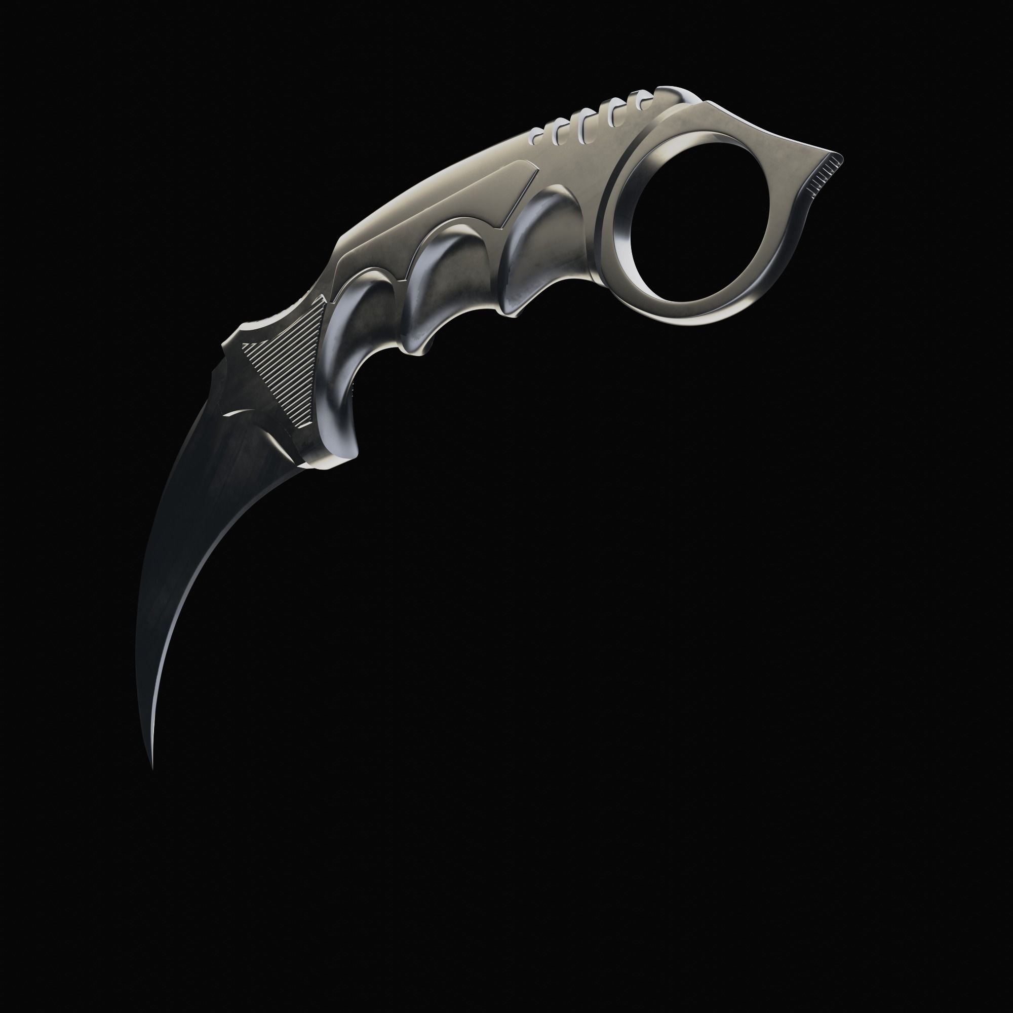 Karambit CS GO Knife Counter-Strike Global Offensive 3D print model_22