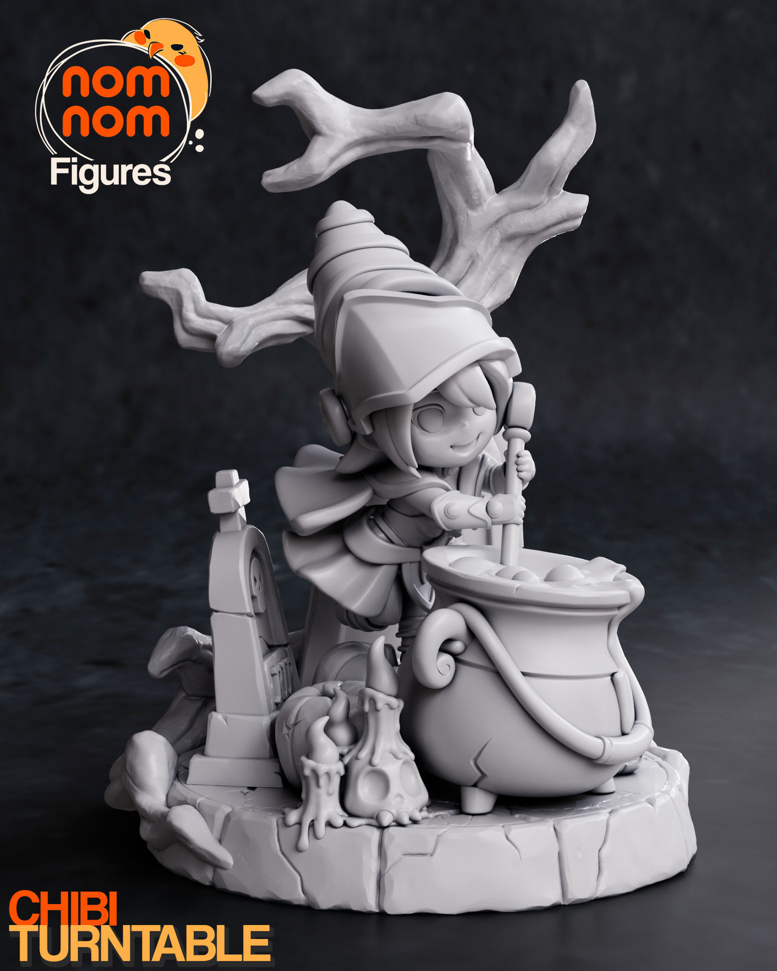 Chibi Dark Magician Girl - YuGiOh 3D print model_3