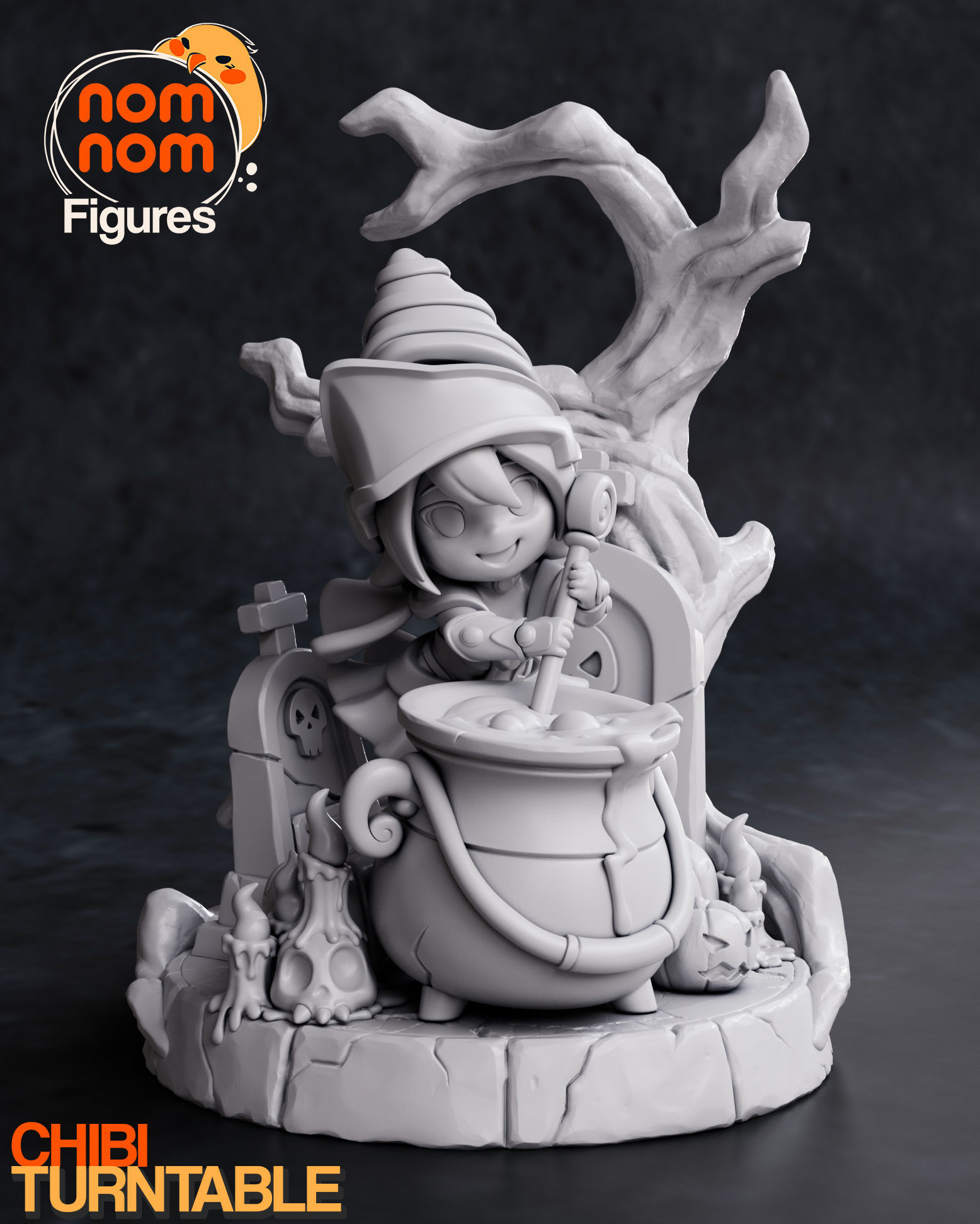 Chibi Dark Magician Girl - YuGiOh 3D print model_5