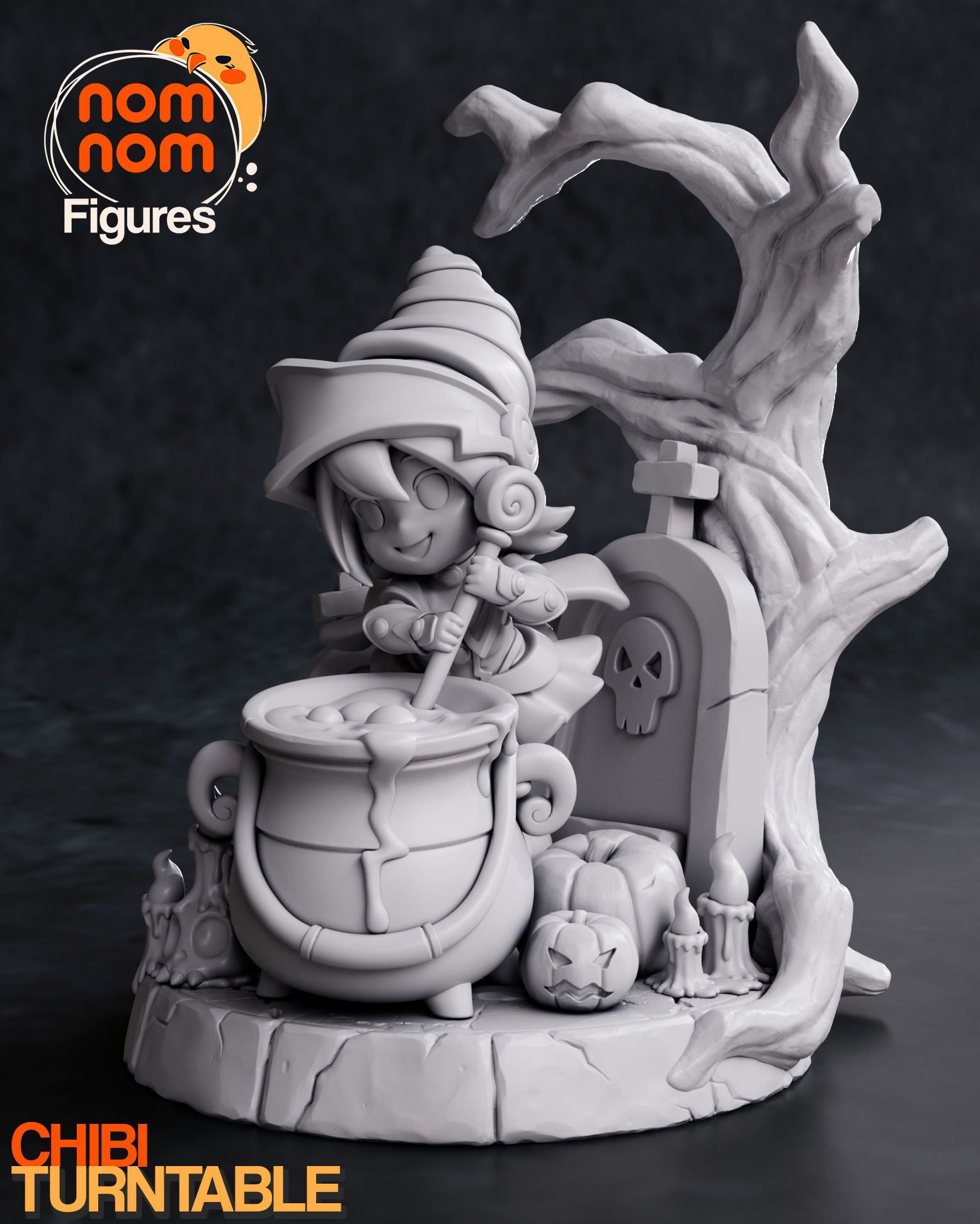 Chibi Dark Magician Girl - YuGiOh 3D print model_4