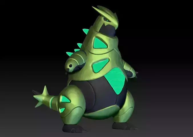 Pokemon Paradox Future Tyranitar Iron Thorns 3D print model