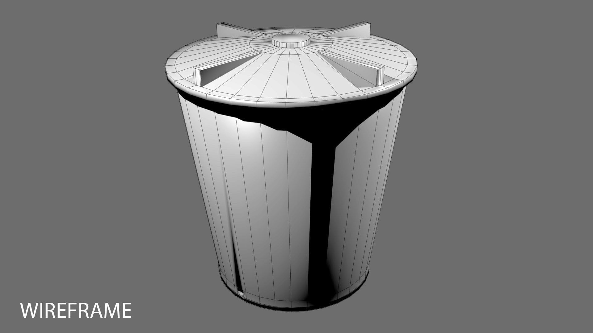 Wooden Water Tank 3 3D model_3