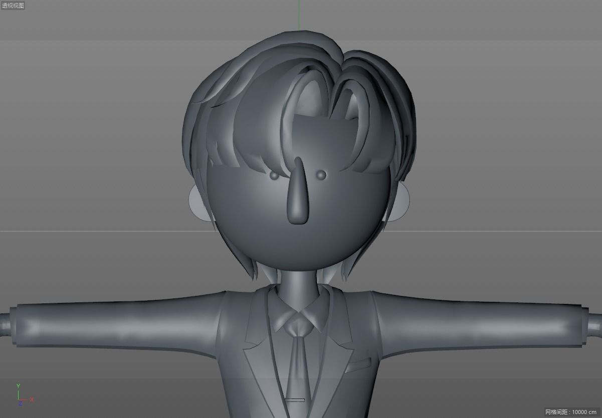 cartoon boy 3D model_3