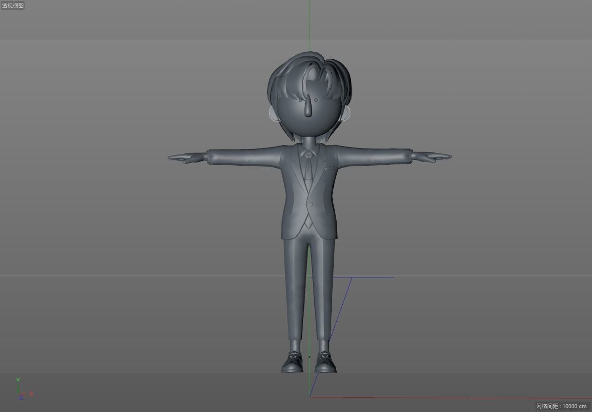 cartoon boy 3D model_4