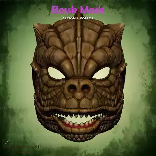 Bossk Mask Cosplay Star Wars - STL File