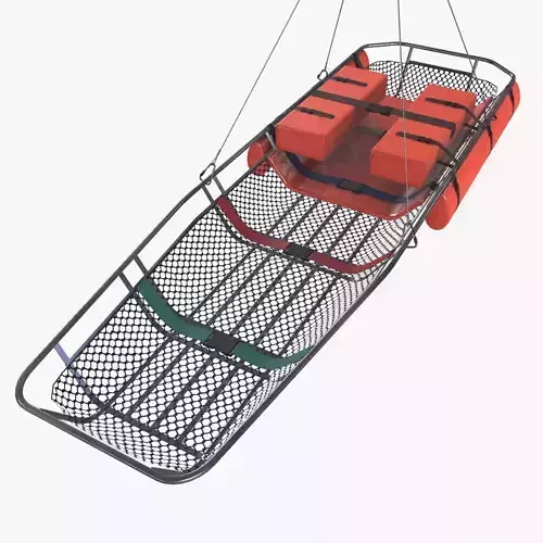 Helicopter Rescue Litter Low-poly 3D model