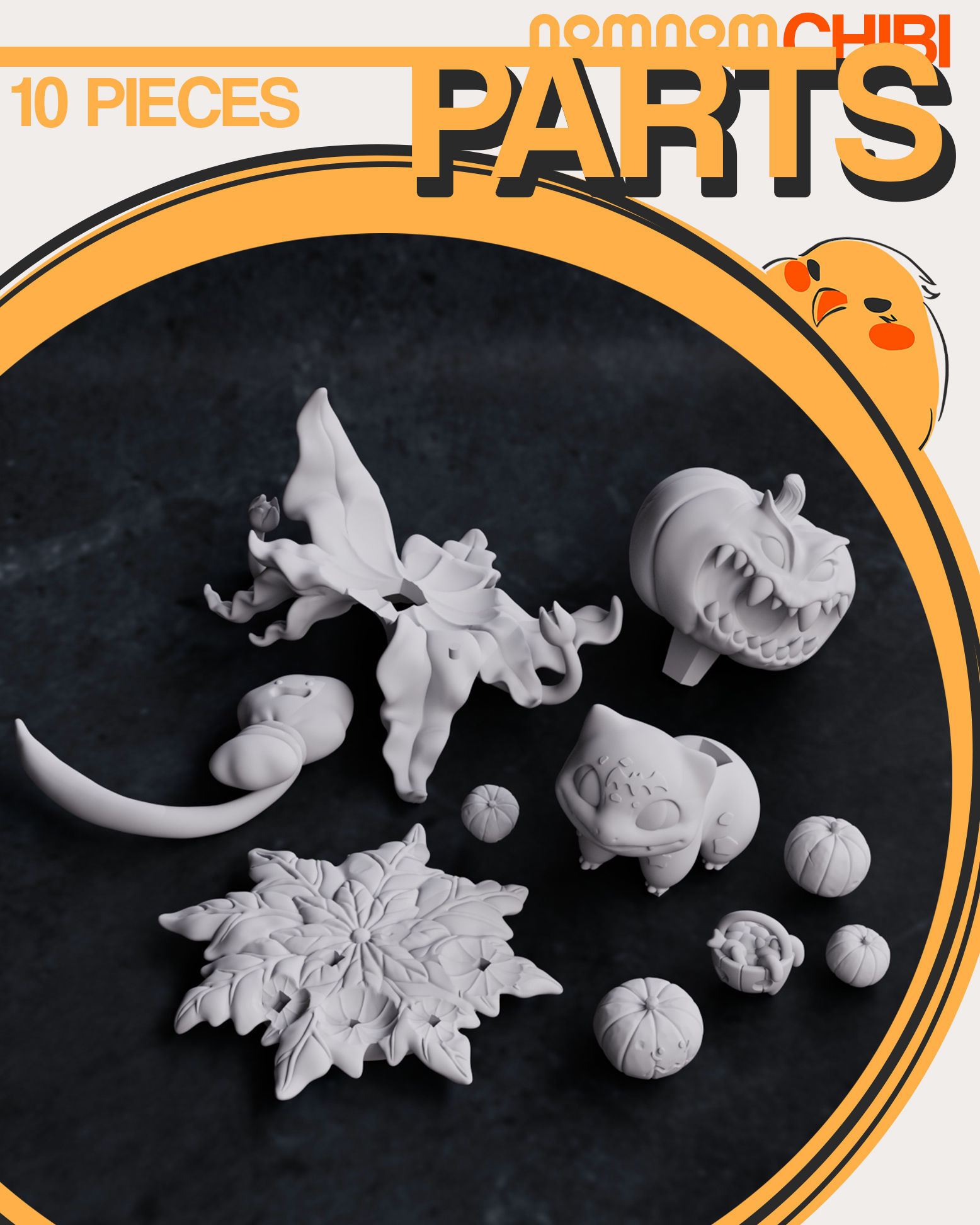 Bulbasaur - Pokemon Halloween 3D print model_1