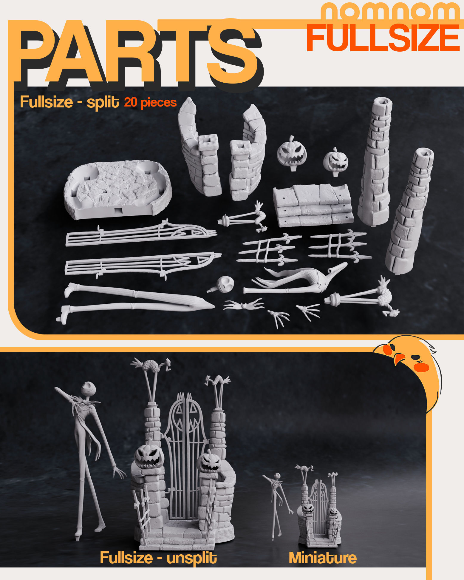 Jack Skellington - The Nightmare Before Christmas 3D print model_1