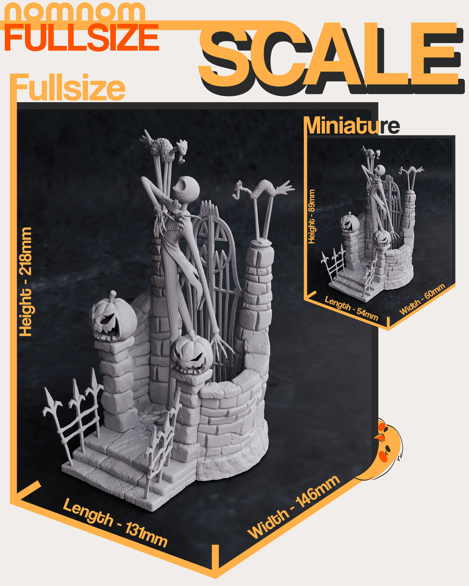 Jack Skellington - The Nightmare Before Christmas 3D print model_2