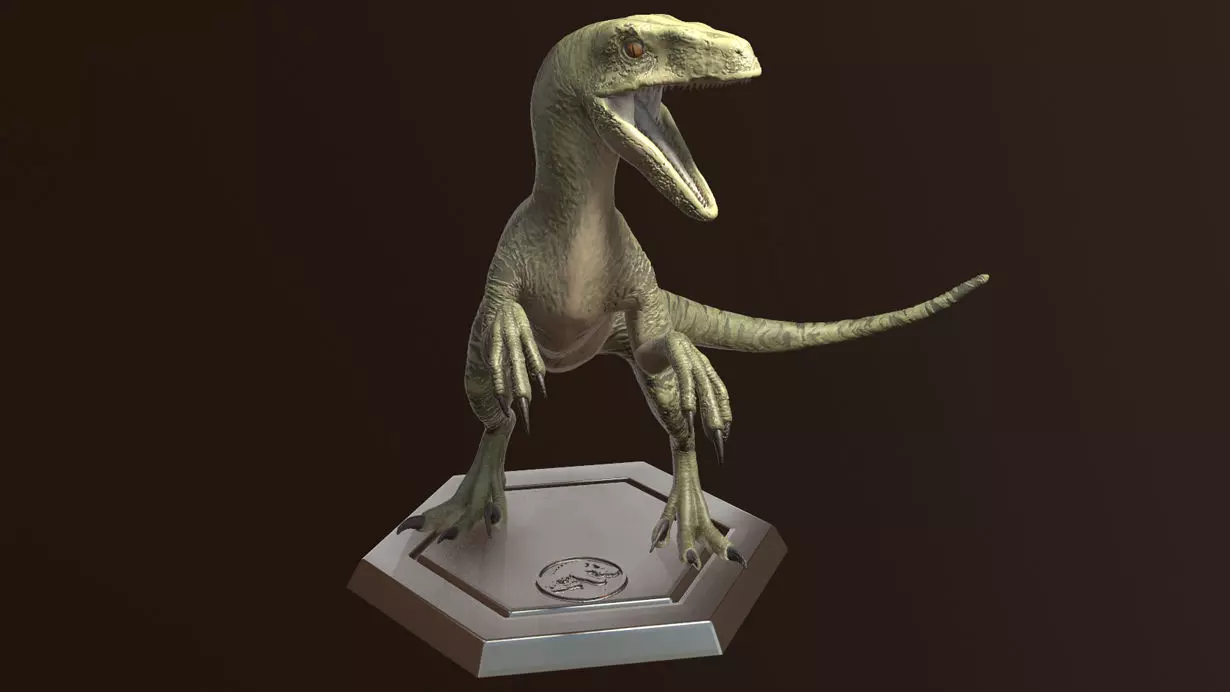 Velociraptor - Jurassic 3D print model_0