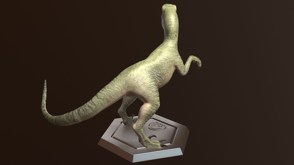 Velociraptor - Jurassic 3D print model_2